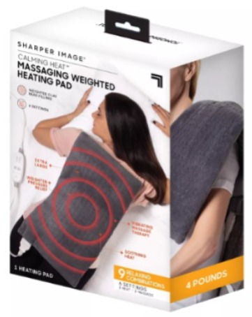 MANTA TERMICA MASAJEADORA - MASSAGING WEIGHTED HEATING PAD - HP-1728