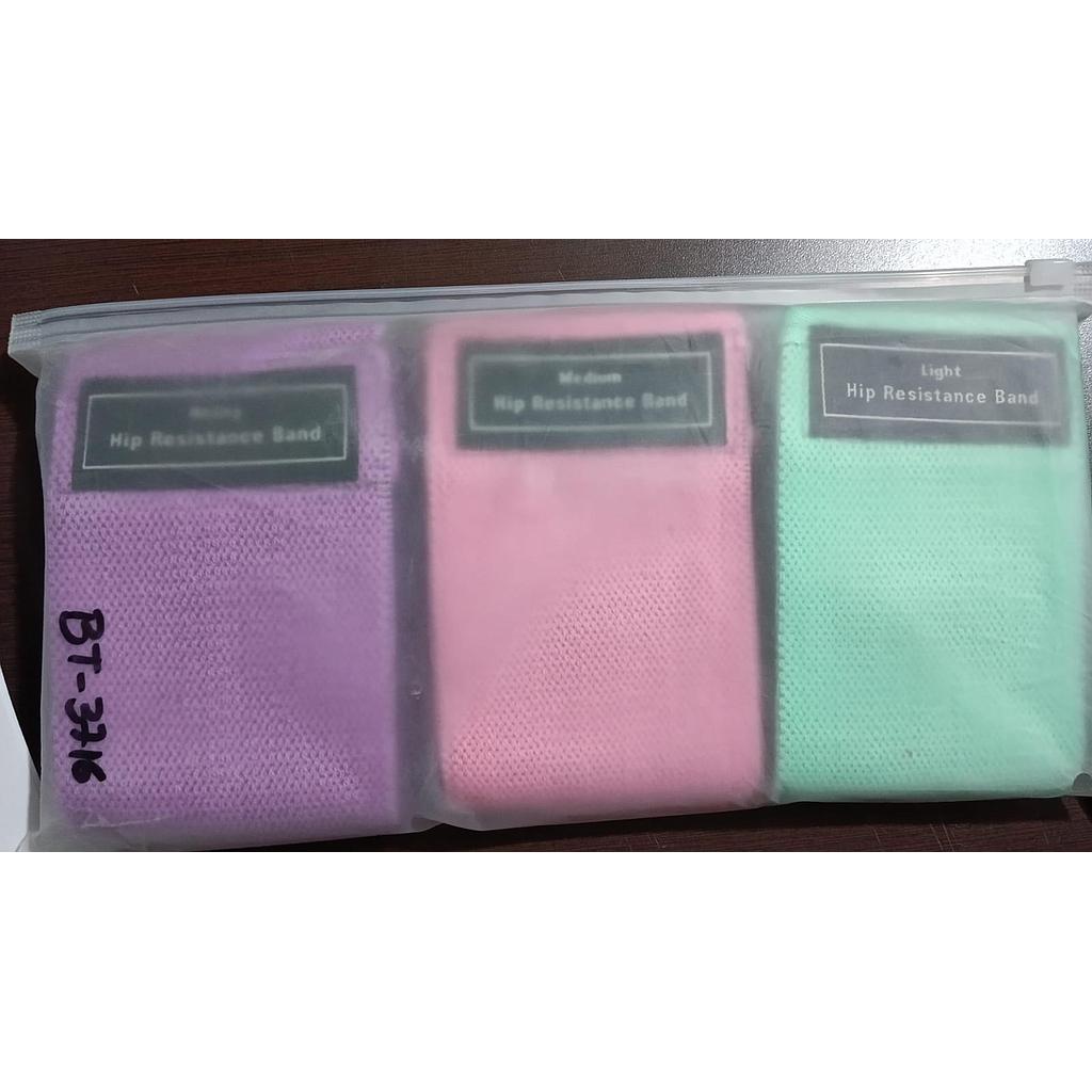 BANDAS RESISTENCIA CADERA X3 - HIP RESISTANCE BANDS - BT-3716