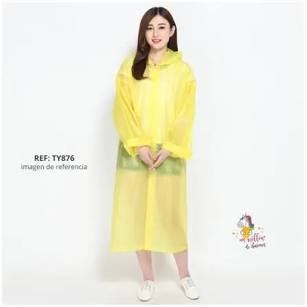 CAPA PROTECTORA LLUVIA ADULTO - EVA LIGHWEIGHT RAINCOAT - IMPERMEABLE - CARPA