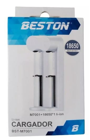 CARGADOR + PILA 18650 - BESTON - BST-M7001