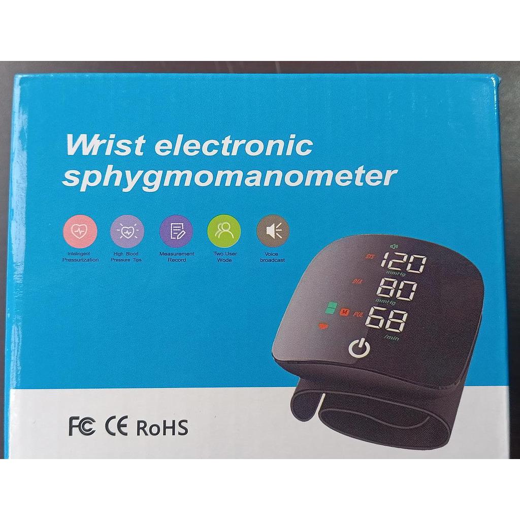[BOD-SAL-011] TENSIOMETRO MUÑECA - WRIST ELECTRONIC SPHYGMOMANOMETER - 521T45