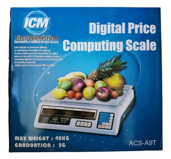 PESA GRAMERA - ICM - ACS-A9T - 40 KILOS