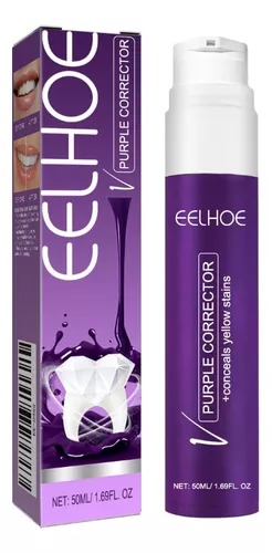 CREMA DENTAL BLANQUEADORA DIENTES - PURPLE CORRECTOR  - EELHOE - 50 ml