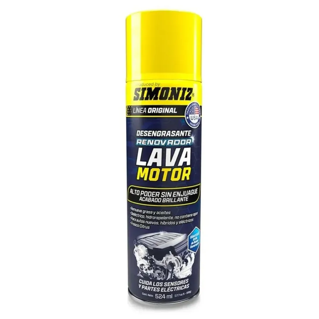 [SIM-208891/208891] DESENGRASANTE RENOVADOR LAVA MOTOR - SIMONIZ - SIM-208891/208891 - 524 ml
